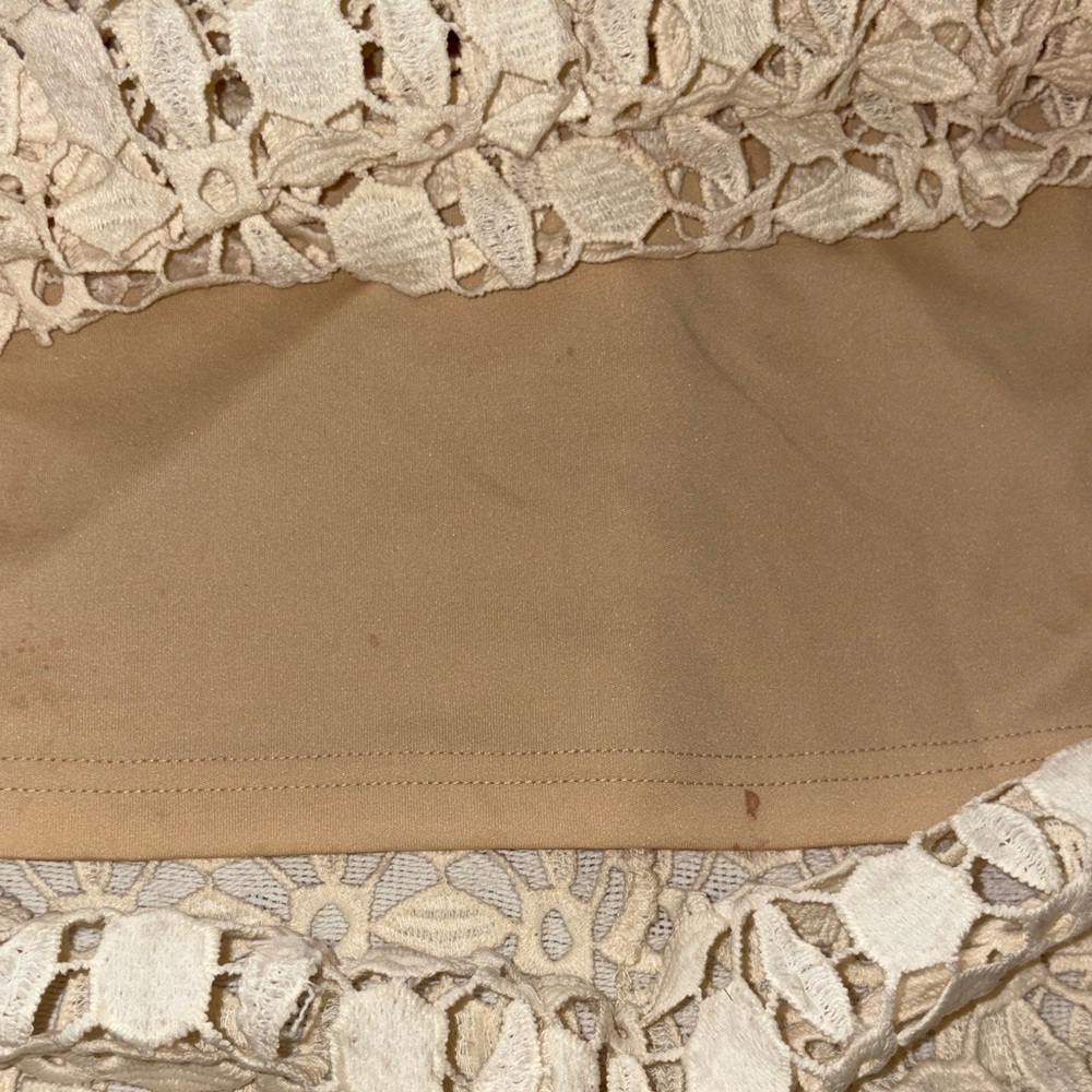 Romeo+Juliet Couture Ivory Crochet Lace Midi Dress BNWT - Picture 5 of 14